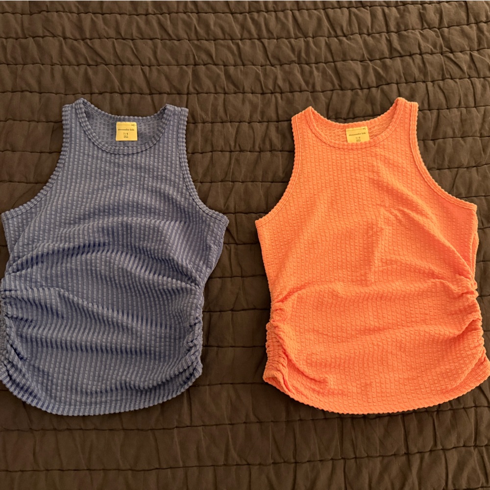 Abercrombie Kids Ruched Tank Tops